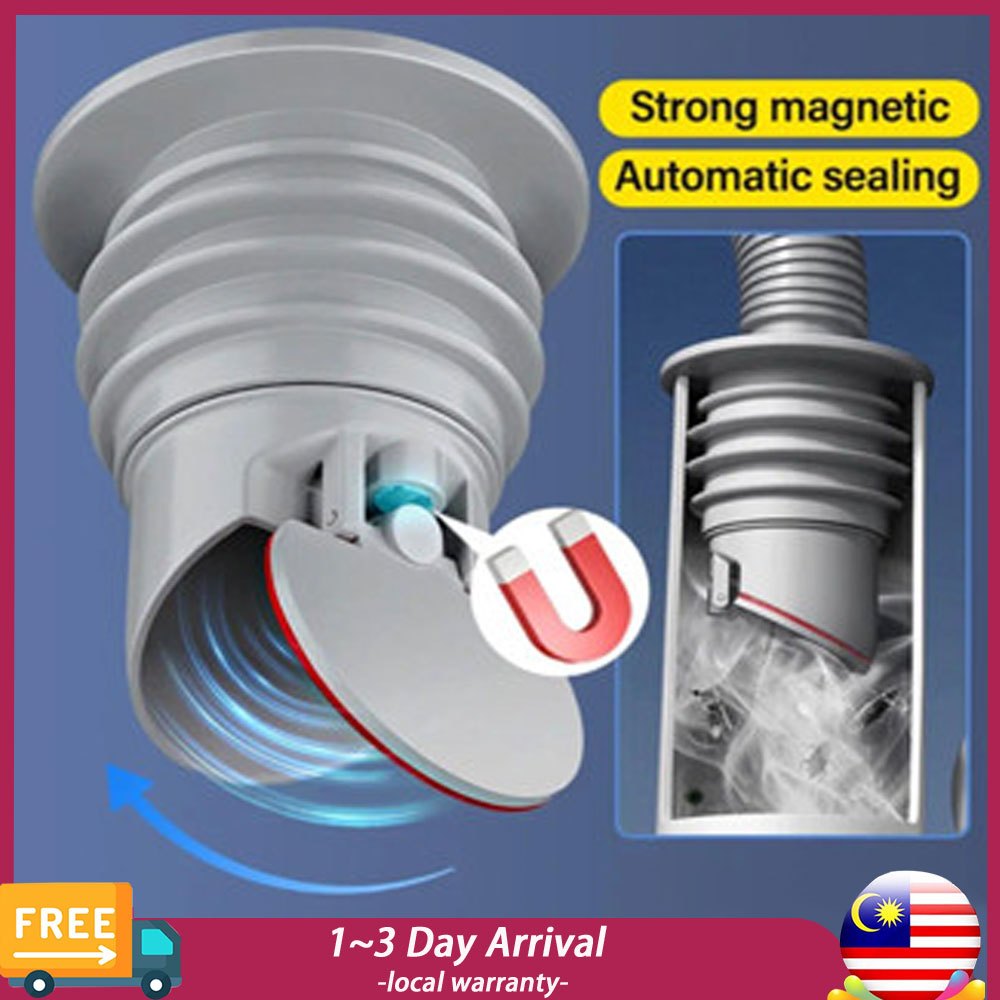 (🔥MY stock🔥) Silicone Drains Sewer Pipe Sealing Ring Water Plug Floor ...
