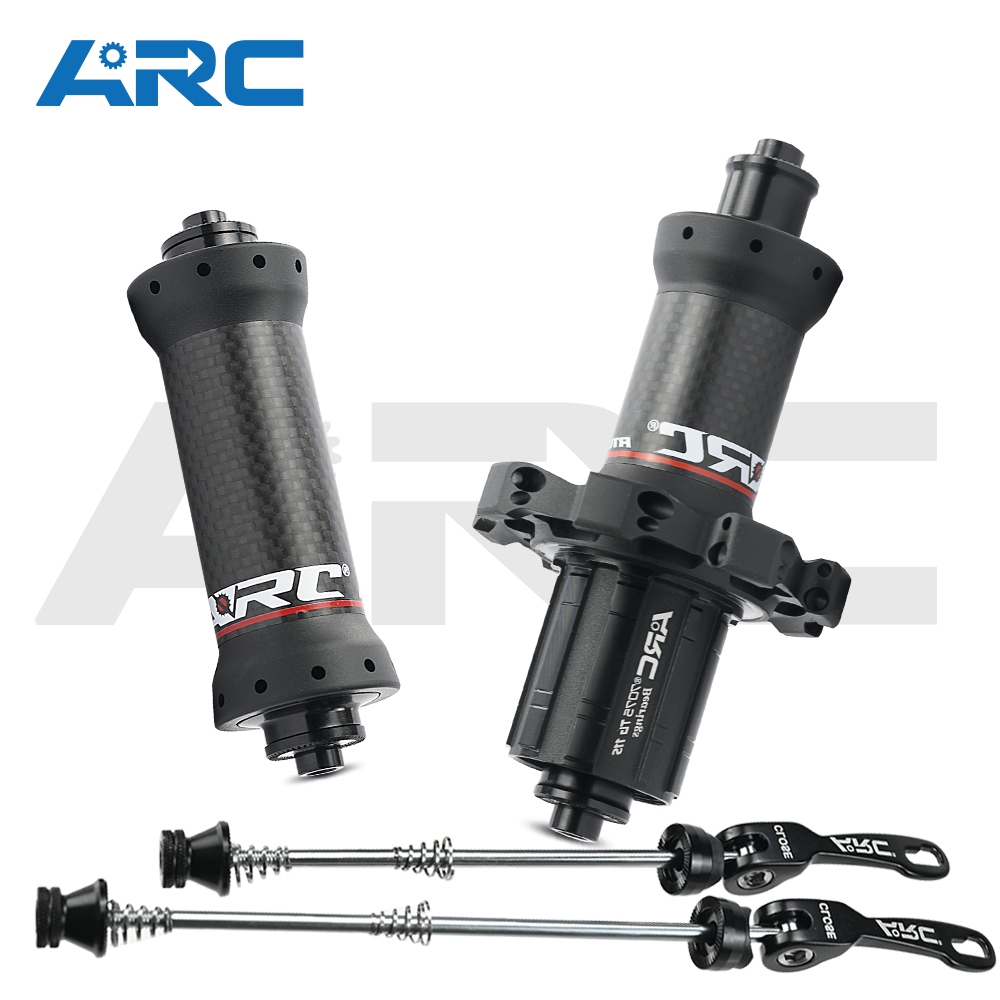 ARC RT025F/RCB Carbon Fiber Road Bike Hub Front 20 Holes Rear 24 Holes ...