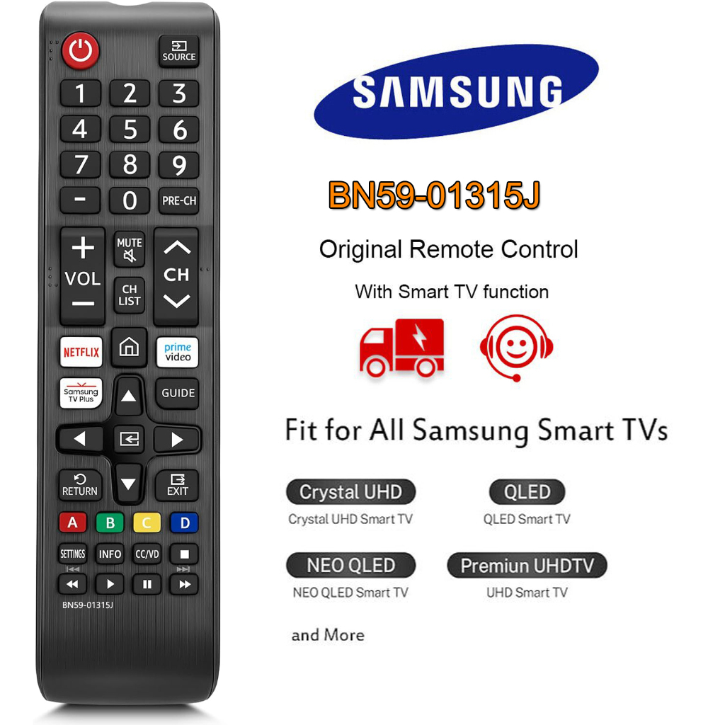New Universal Remote for All Samsung TV Remote BN5901315J, Replacement