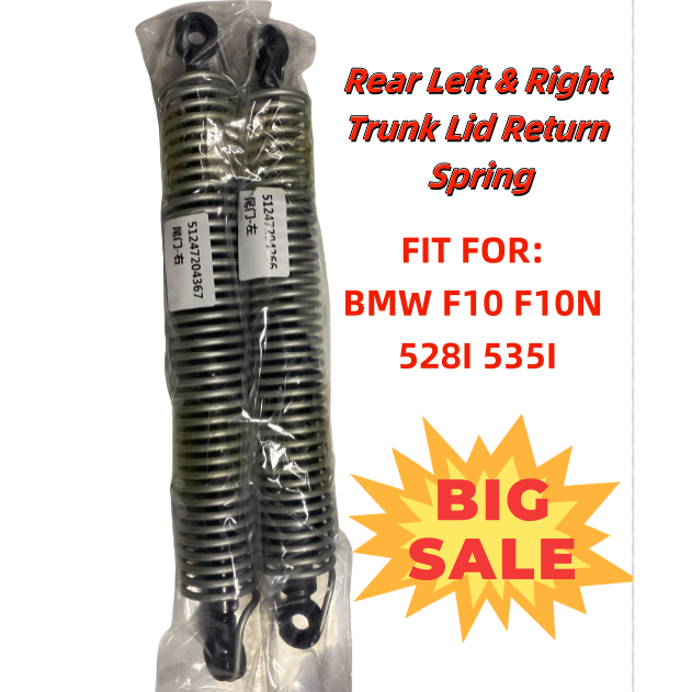 Rear Left & Right Trunk Lid Return Spring Fits for BMW F10 F10N 528I ...