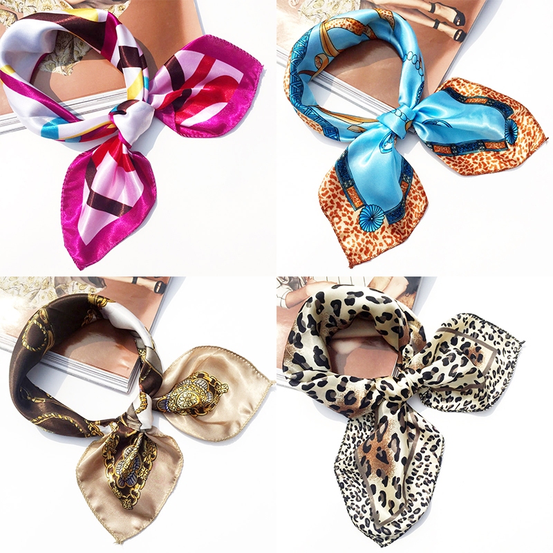Mikovivi 6pcs Fashion Scarves For Women, Silky Satin Bohemian