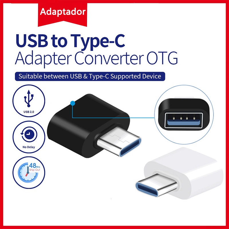 Universal USB C to USB A 3.0 OTG Adapter Connector Suitable for Mobile ...