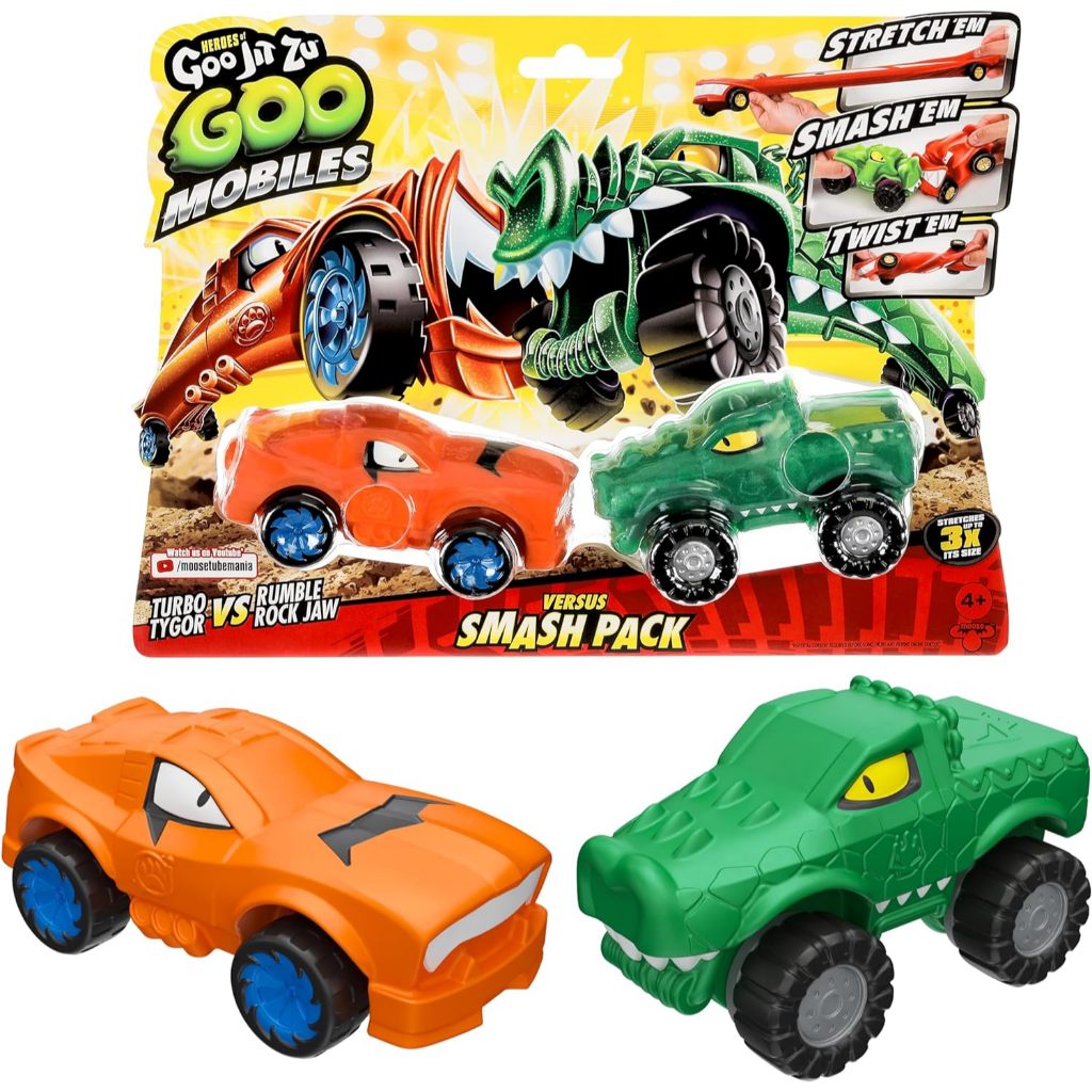 HEROES OF GOO JIT ZU MOBILES - SMASH TRASH - NEW IN PACKAGE Blue