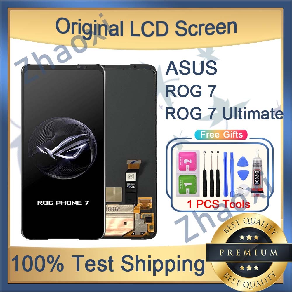 Original AMOLED ASUS ROG Phone 7 ROG Phone 7 Ultimate LCD Display Touch ...