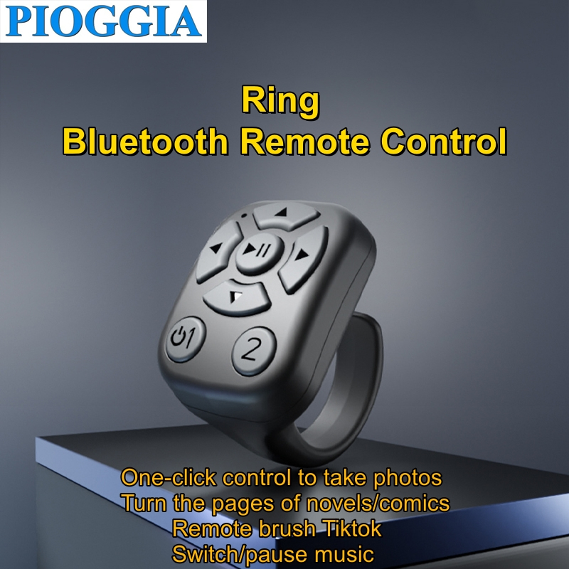 PIOGGIA Tiktok wireless Bluetooth remote control ring, Bluetooth remote ...