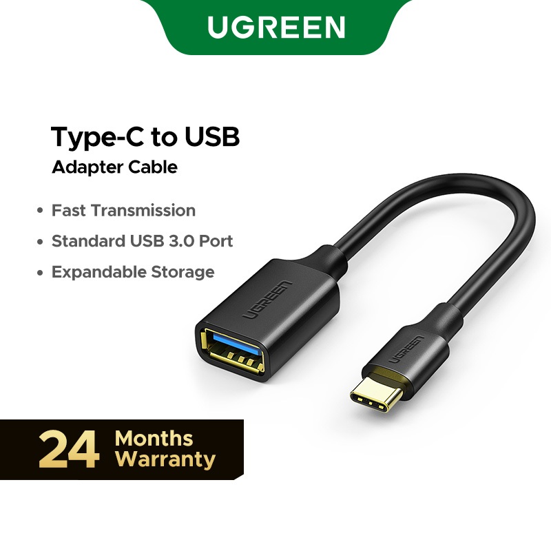 UGREEN USB C To USB 3.0 Adapter Connector OTG Cable (12cm) | Shopee ...