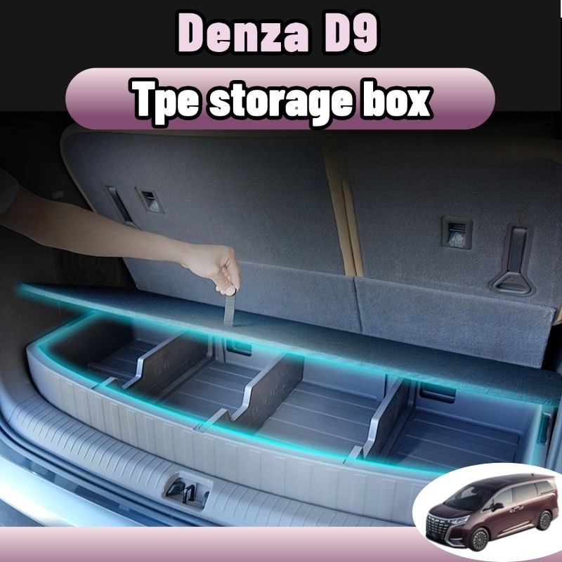 For denza d9 Rear Front Trunk Storage Box Frunk Organizer Tray with ...