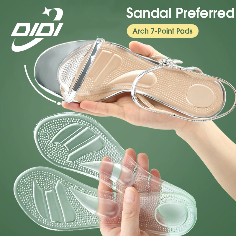 DIDI 1Pair Silicone Gel Orthopedic Insoles Flat Foot Arch Support Pad ...