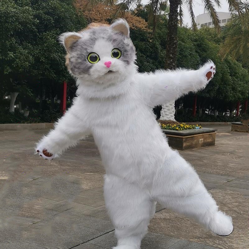 Cute Cat Inflatable Mascot Costume Non inflatable Fox Mmascot Cartoon ...