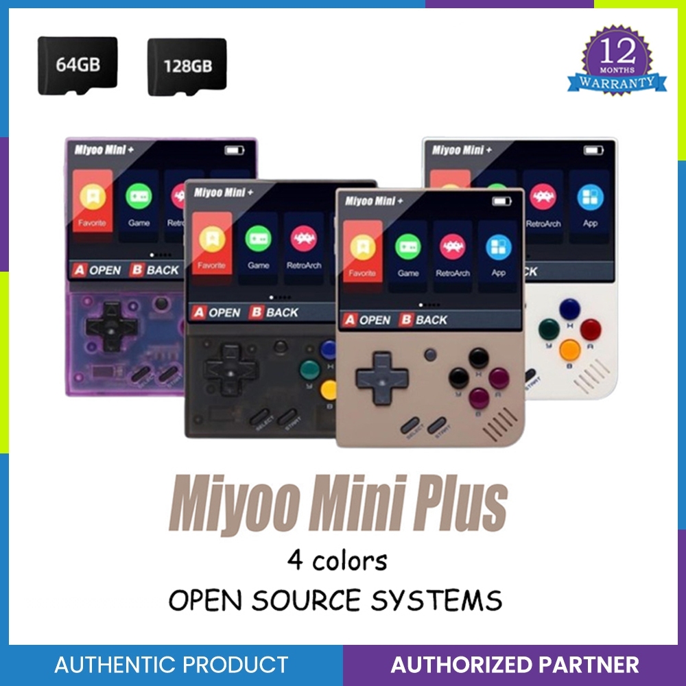 MIYOO Mini Plus Portable Retro Handheld Game Console V2 Mini+ IPS ...