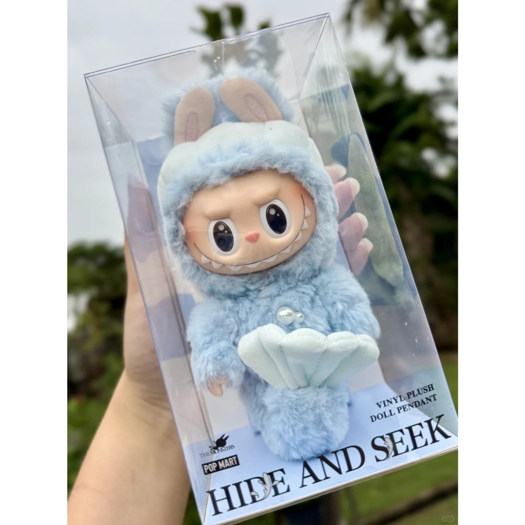 Pop Mart LABUBU Hide and Seek Vinyl Plush Doll Pendant