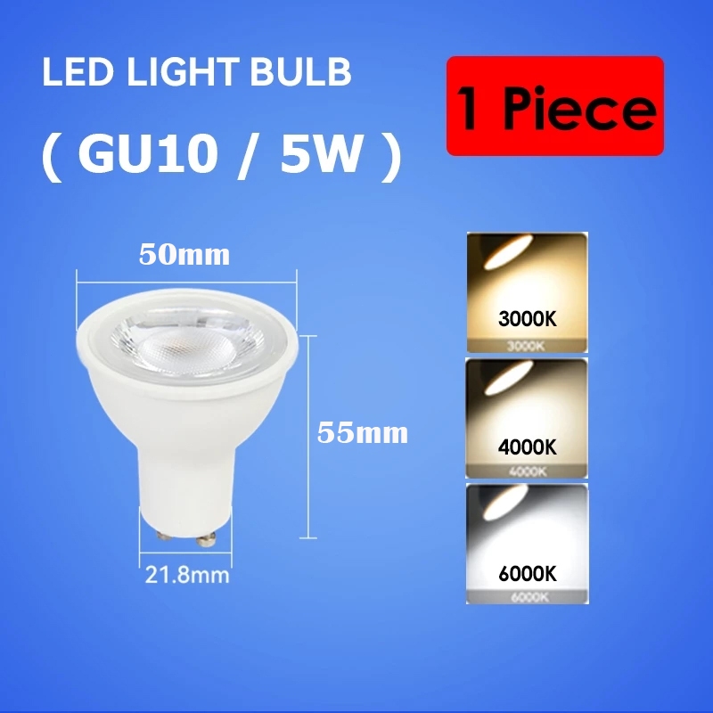 GU10 Bulb 5W Led Spotlight Replacable Light Bulb | Shopee Malaysia
