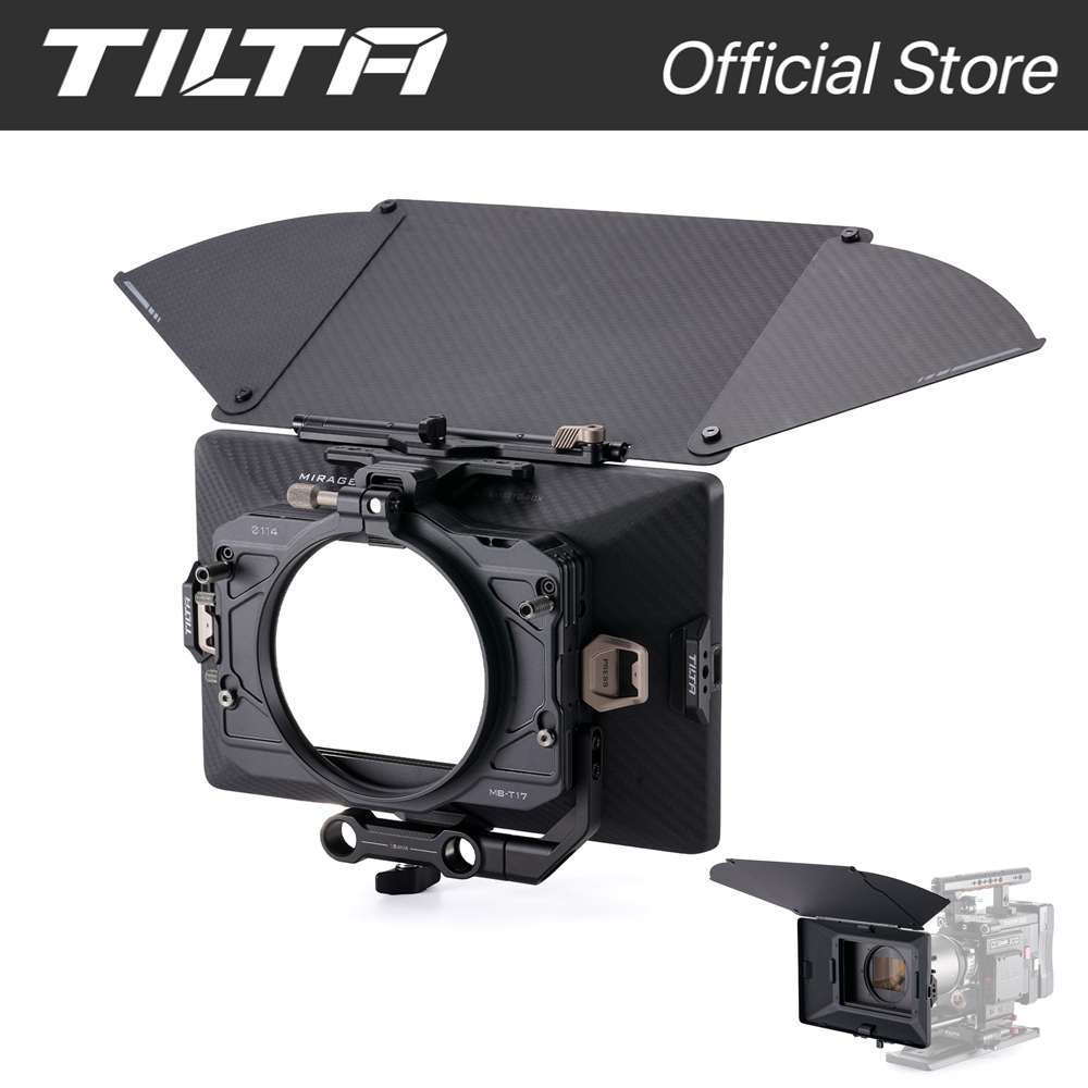 TILTA Mirage Pro Matte Box Kit Carbon Fiber 114mm Matte Box Variable ND ...
