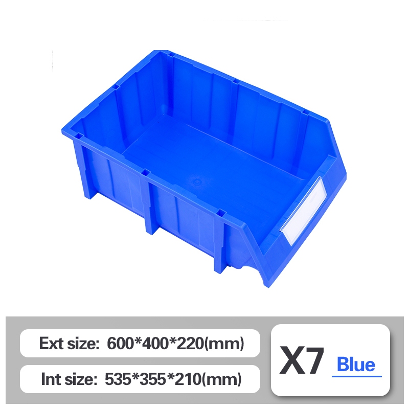 X7 Heavy duty storage box Stackable parts bin container for warehouse ...
