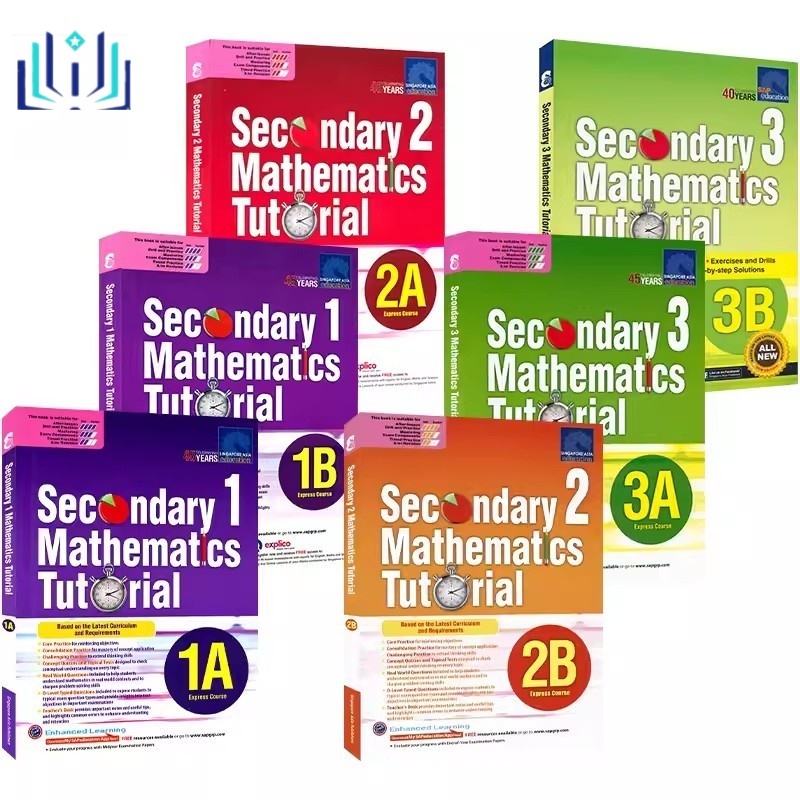 English Original “SAP Secondary Mathematics Tutorial Level 1A/1B/2A/2B ...