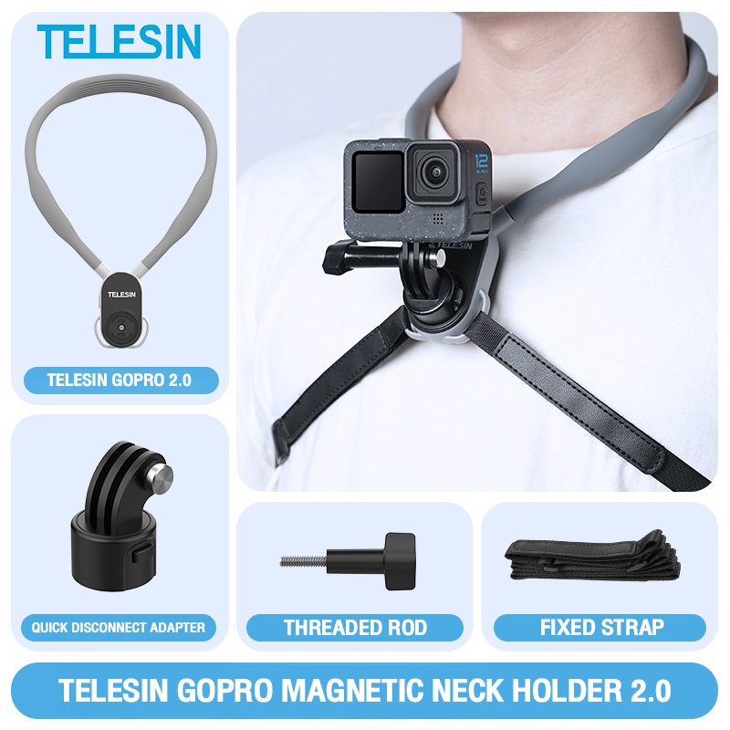 Neck Phone Holder, Cell Phone Holder Around Neck POV/Vlog Selfie Mount Hand Free Phones Neck Holder Video Recording Chest Stand For IPhone 15 14 13 12 Seires And All Smartphones (Grey) Price - View #10