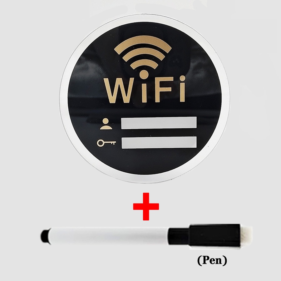 WiFi signboard wireless network prompt sign handwritten signboard with ...