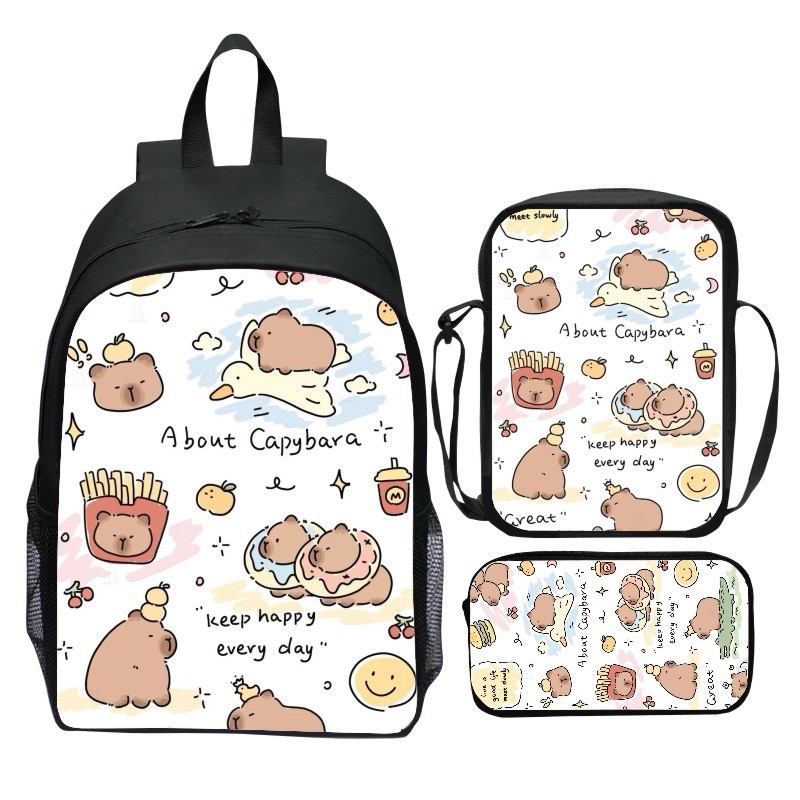 Dinosaur Backpack Set For Kids - 3-in-1 School Backpack, Lunch Bag & Pencil Case - View #4