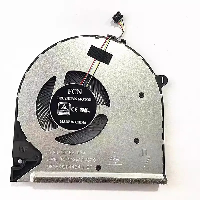New HP 15-DU 15-DW 15-DY 15S-DU 15S-DW 15S-DY CPU Fan DC28000N6F0 Dfs5k12114464n Flg0 L52034 001