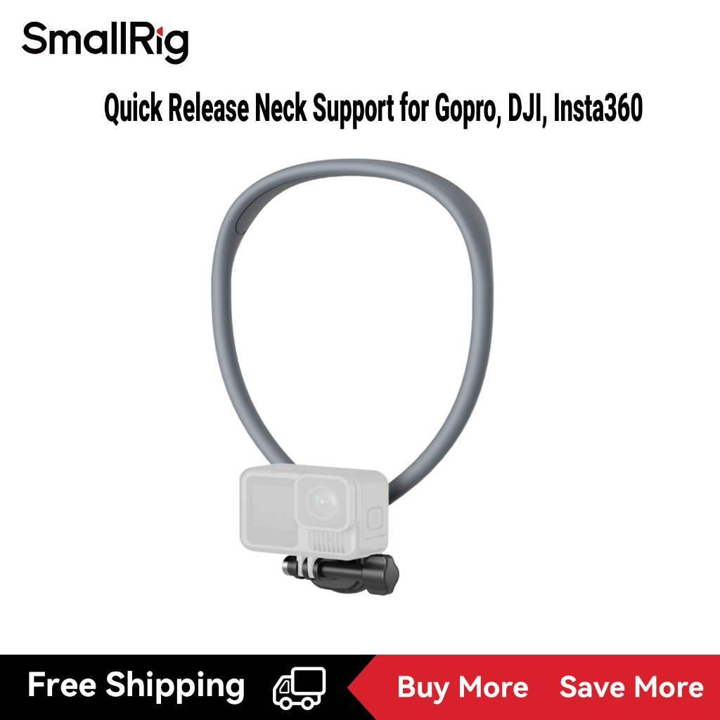SmallRig Quick Release Neck Support for Action Cameras, Such as GoPro ...