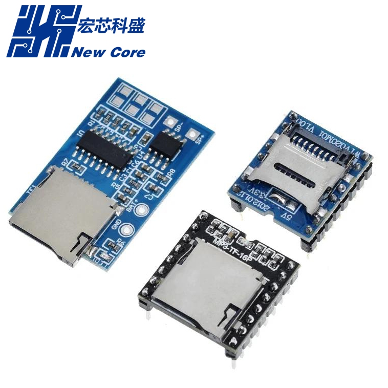 WTV020 GPD2846A Mini MP3 Player Module TF Card MP3 Sound Module Voice ...