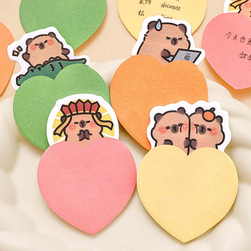 Cute Animal Sticky Notes Student Memo Notes Cute Hand Account Post-it ...