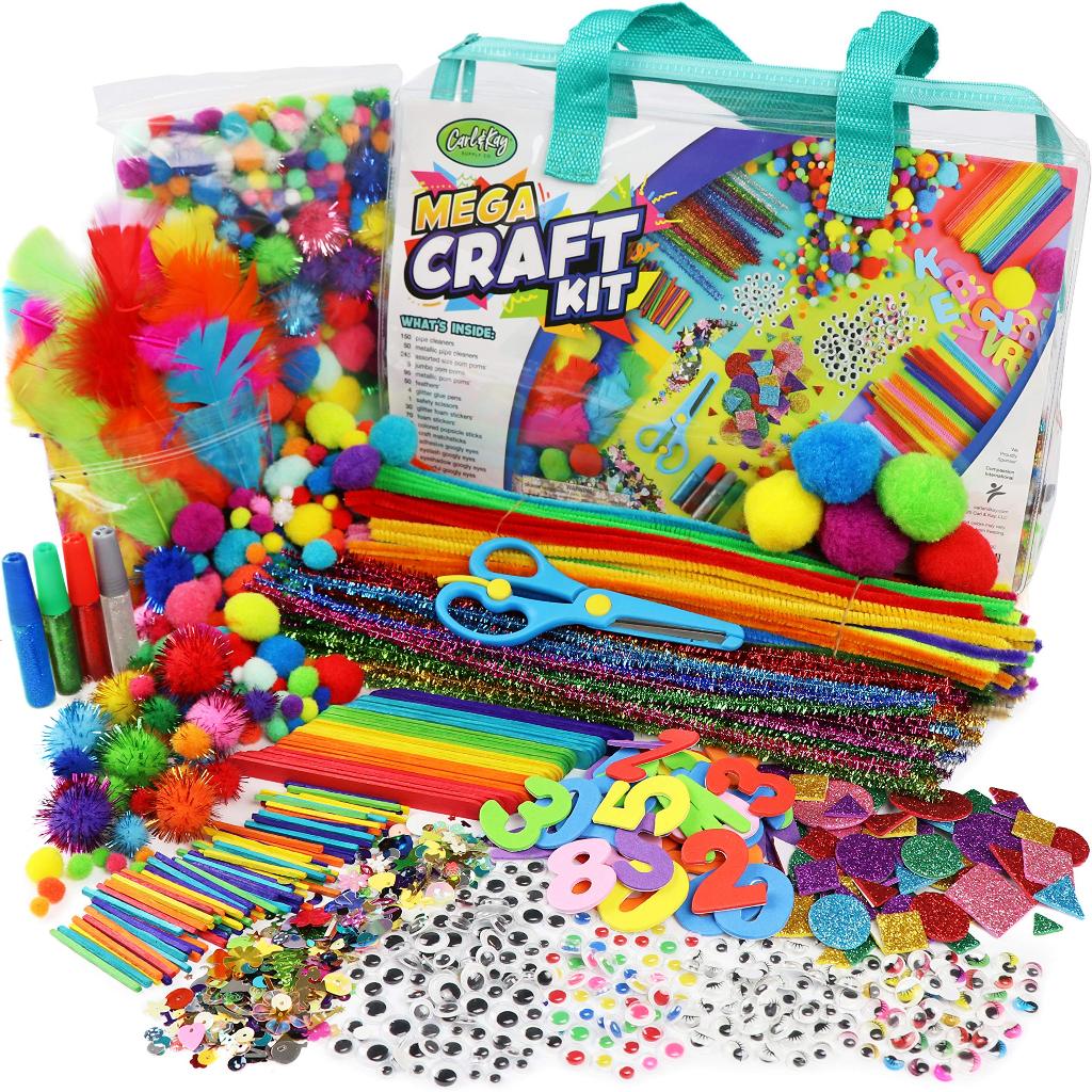Aazon.co: DIY Arts And Crafts Kit For Kids: Fabric Flower Bouquets Toys Crafts For Girls Age 4 - View #9