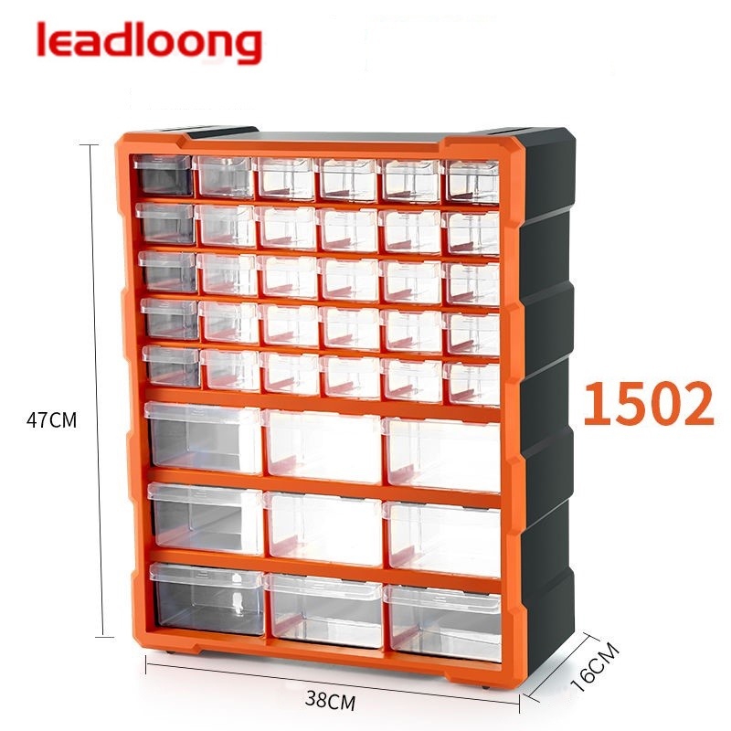 Plastic Parts Storage Box Screw Nuts Storage box Multiple Compartments ...