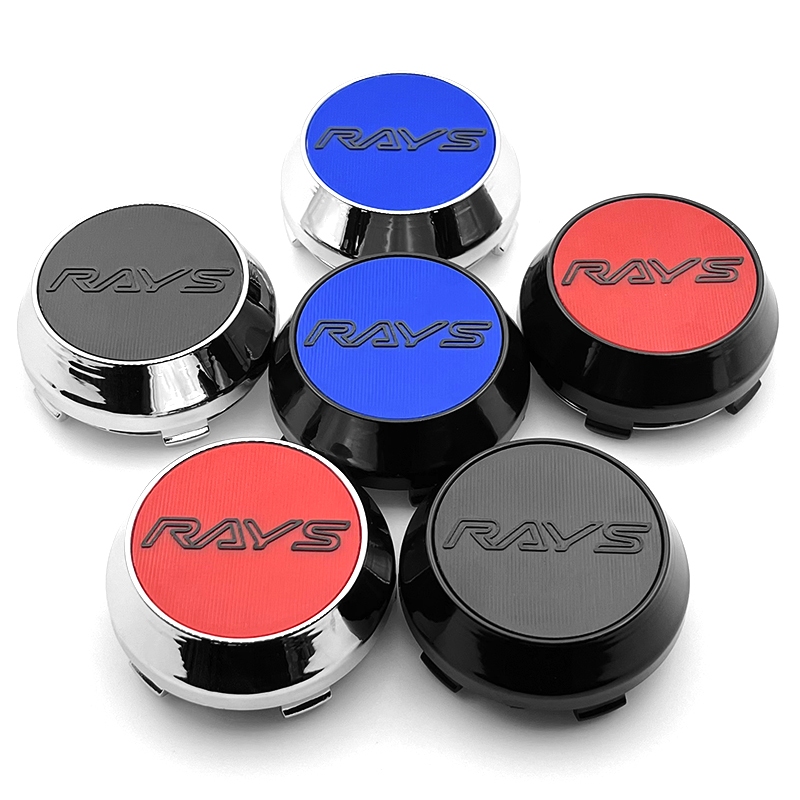 1PCS Durable Solid 60mm Sport Rim RAYS Wheel Center Cap Car Rays Volk ...