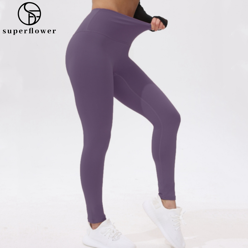 Casual Simple No Embarrassment Line Yoga Pants