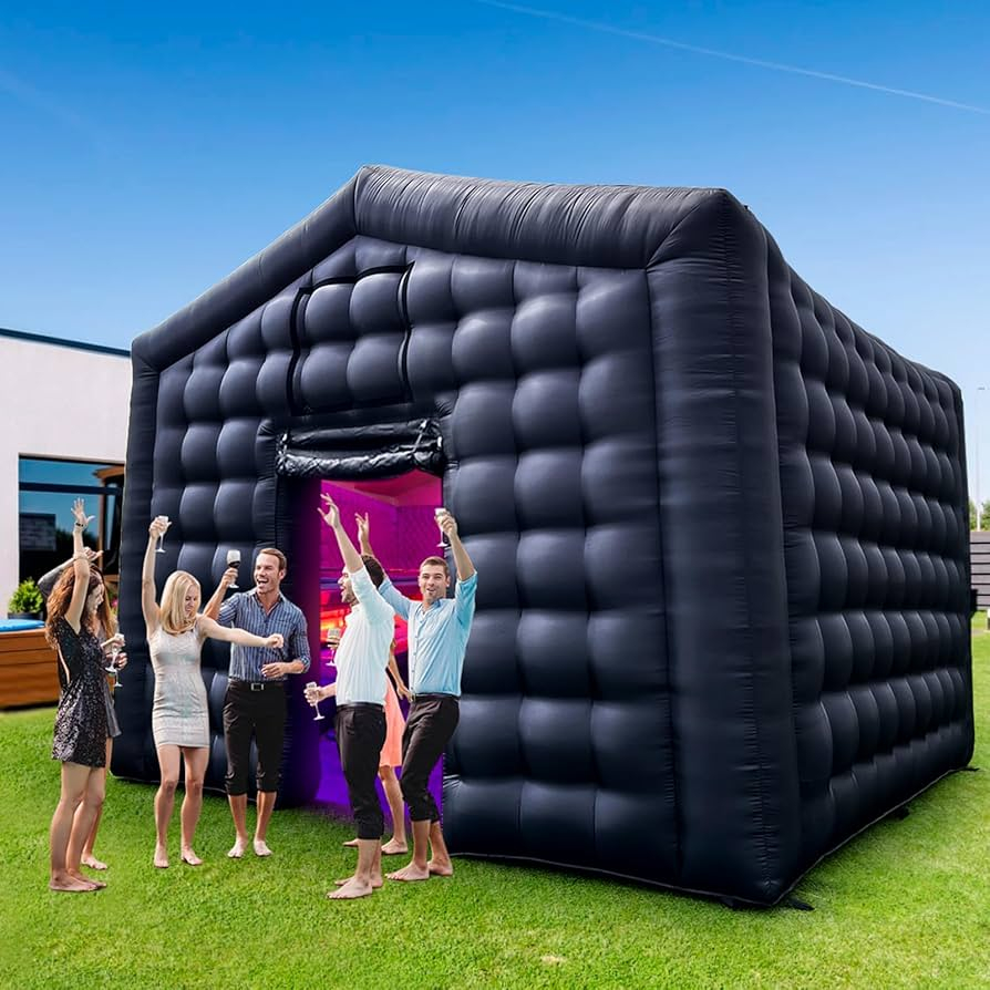 Shocking debut! Large inflatable nightclub cube dream tent | Shopee ...