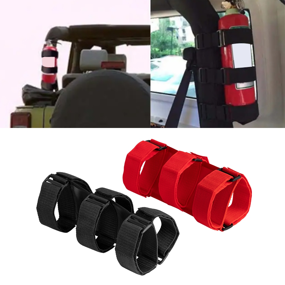 Car Fire Extinguisher Mount Strap Car Roll Bar Fir... - Grandado