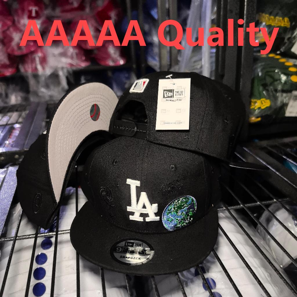 Vintage 90s LA Dodgers Snapback Cap Los Angeles Hat Blue - 3D