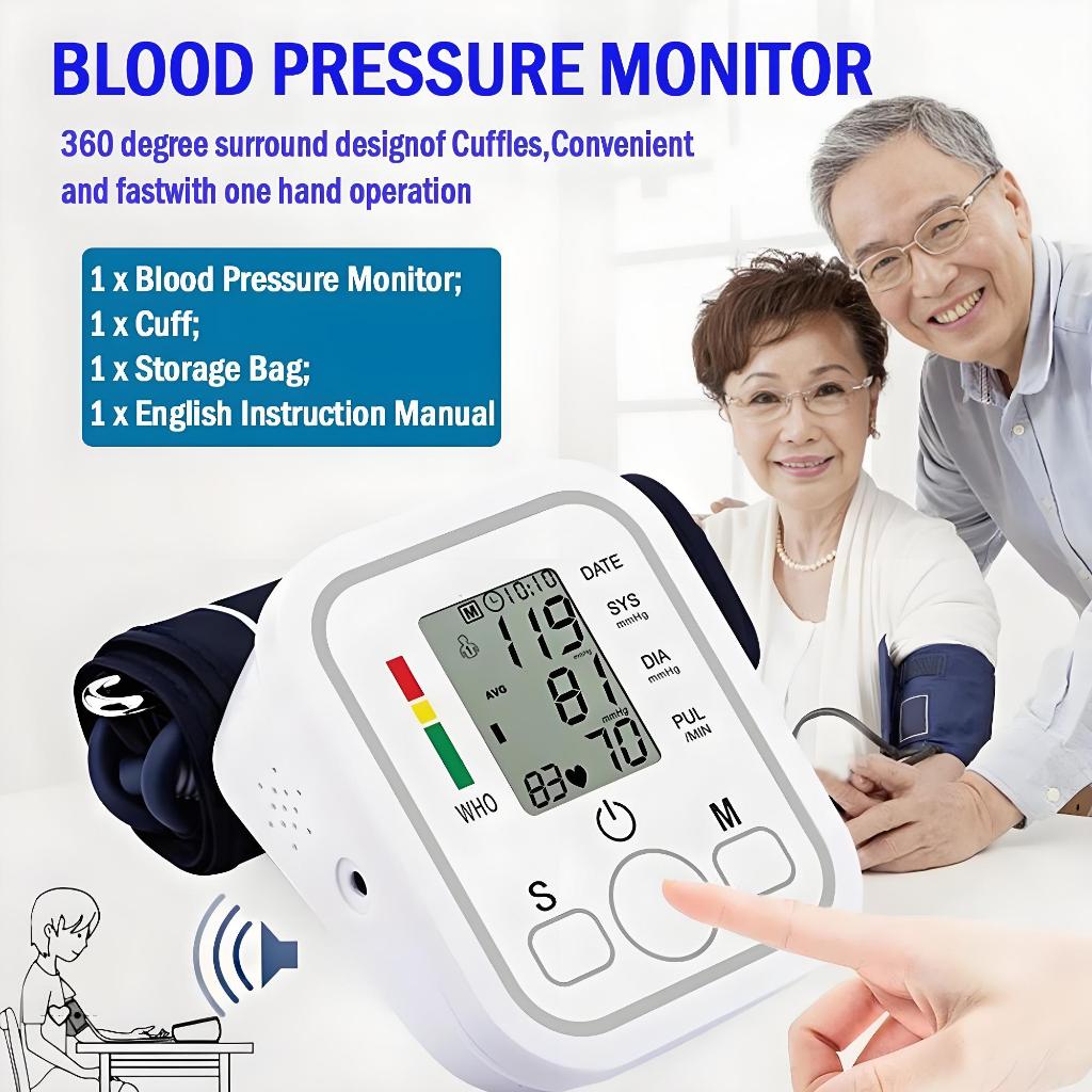 Blood Pressure Monitor Upper Arm Blood Pressure Monitoring Machine ...