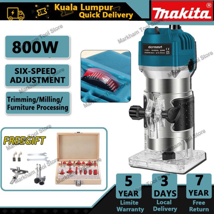 Makita router 800W/220V Original Carpenter Carpentry Tools Set Wood ...