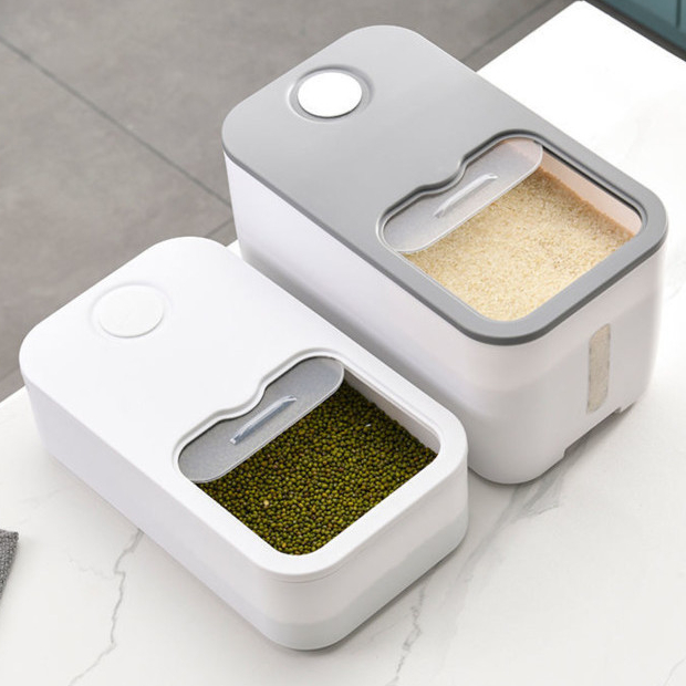 Kitchen Sealed Rice Box Flour Storage Jar Insect And Moisture Resistant ...