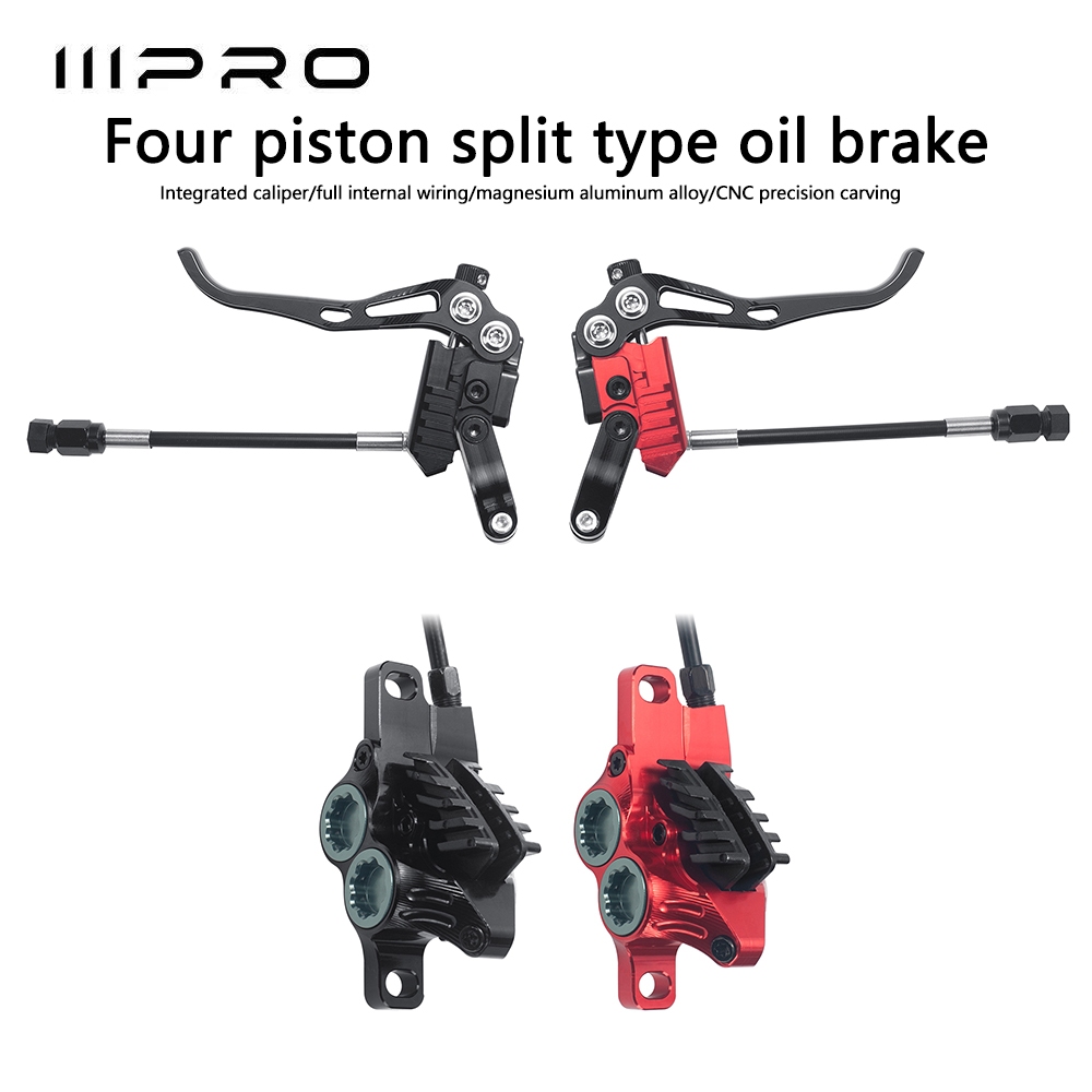 IIIPRO Mtb Four Piston Hydraulic Disc Brake 800mm/1550mm Ultra-Light ...