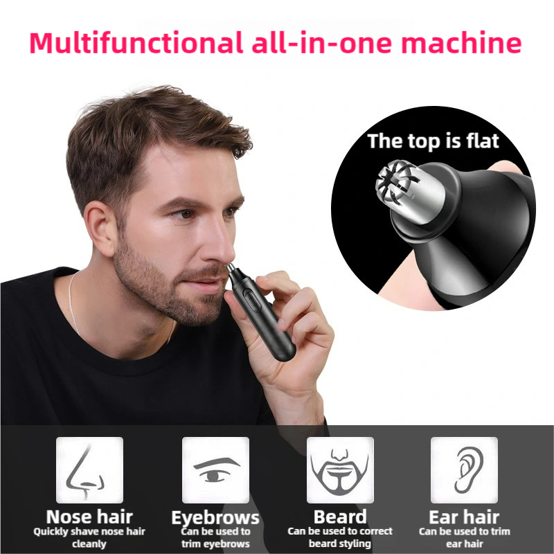 Electric Nose Hair Trimmer Repairer Shaving Nose Hair Trimmer Eyebrow ...