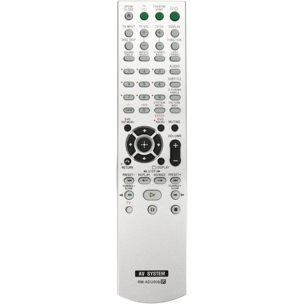 RM-ADU005 RMADU005 Replace Remote Control fit for Sony DVD Home Theater ...