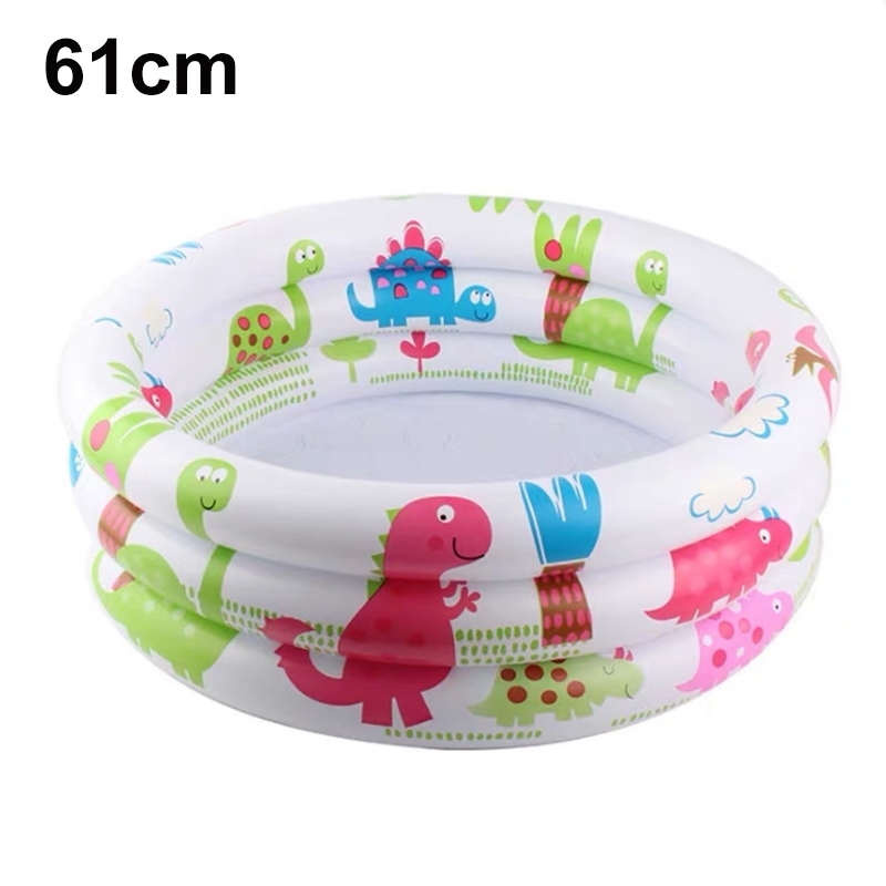 Inflatable Round Pool Kids Swimming Pool Kolam Mandi Renang Bulat Air ...