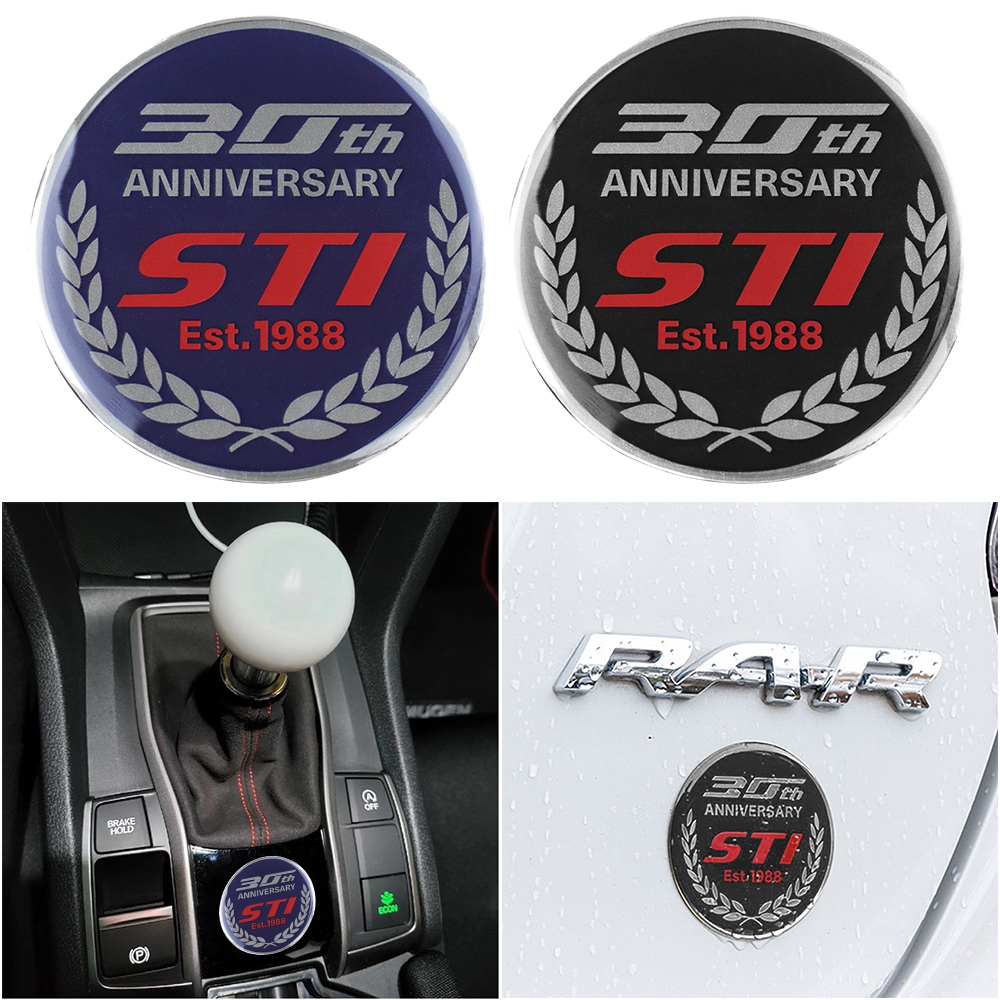 JDM Universal Car Body Sticker STI 30th Anniversary High Quality ...