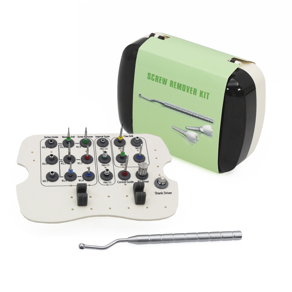 Dentale Impianto Screw Rimozione Kit Reverse Drill Guida Driver - Foto 4