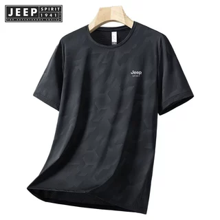 [JEEP]★24SS★Loose Fit Bear Wappen Short Sleeve T-Shirt JEEP]☆24SS☆Loose Fit Bear Wappen Short Sleeve T-Shirt