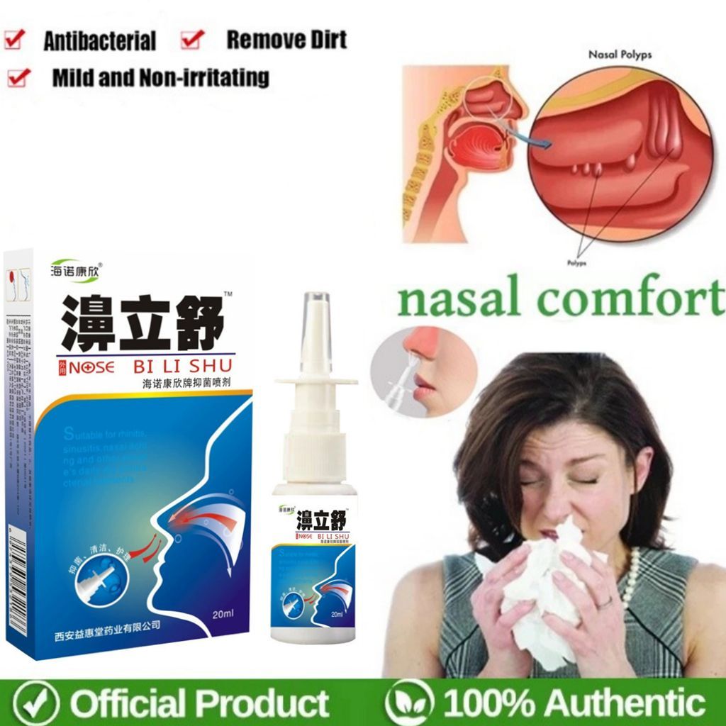 Bi Li Shu Nasal Sprays Rhinitis Sinusitis Spray Chinese Traditional ...
