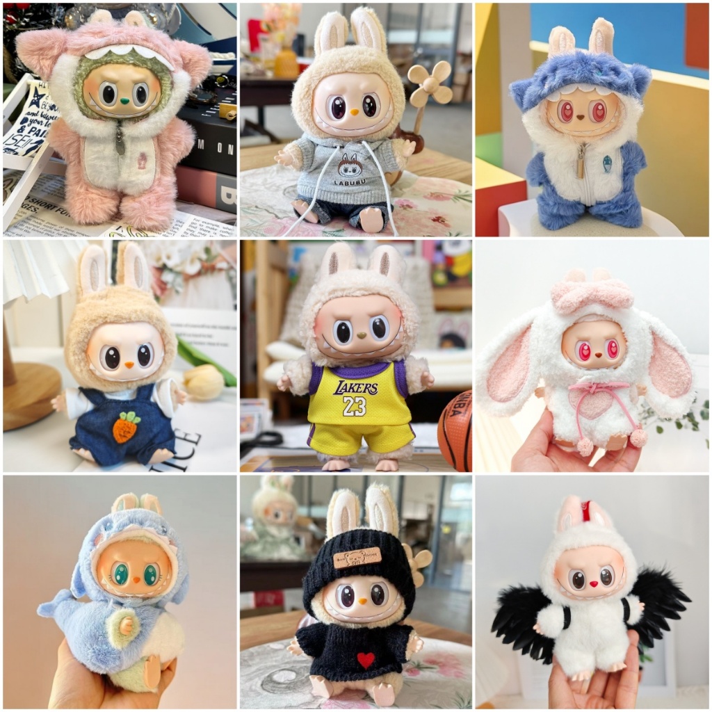 Labubu Doll Clothes v1v2 Second Generation Mystery Box Labubu Clothes ...