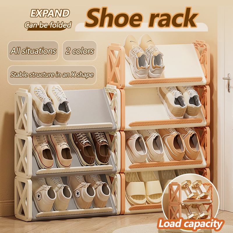 Plastic Simple Shoe Rack 3-Layer Shoe Rack for Efficient Shoe Storage ...
