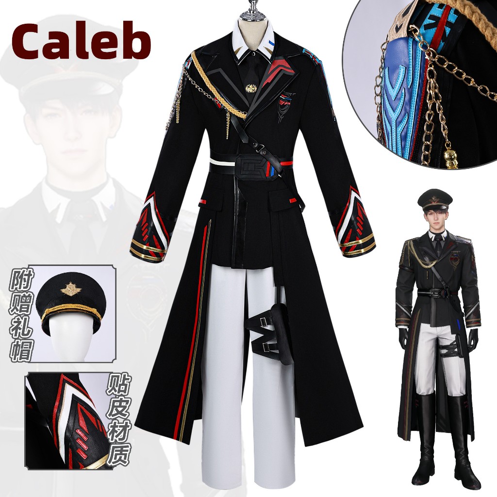 Collana Cosplay Caleb Da Love And Deepspace – Unisex, Metallo Argento Con Ciondolo E Catena Regolabile - Foto 2