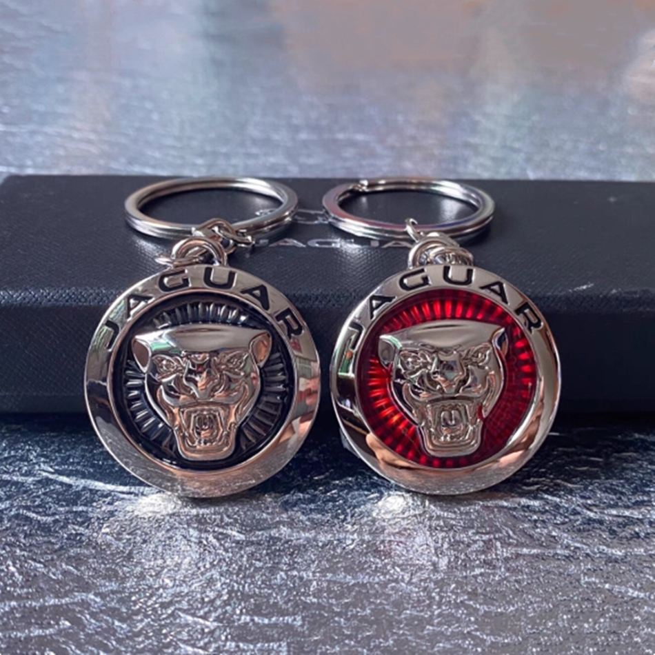3D High Quality Metal Jaguar Emblem Auto Keyring Zinc Alloy Keychain ...