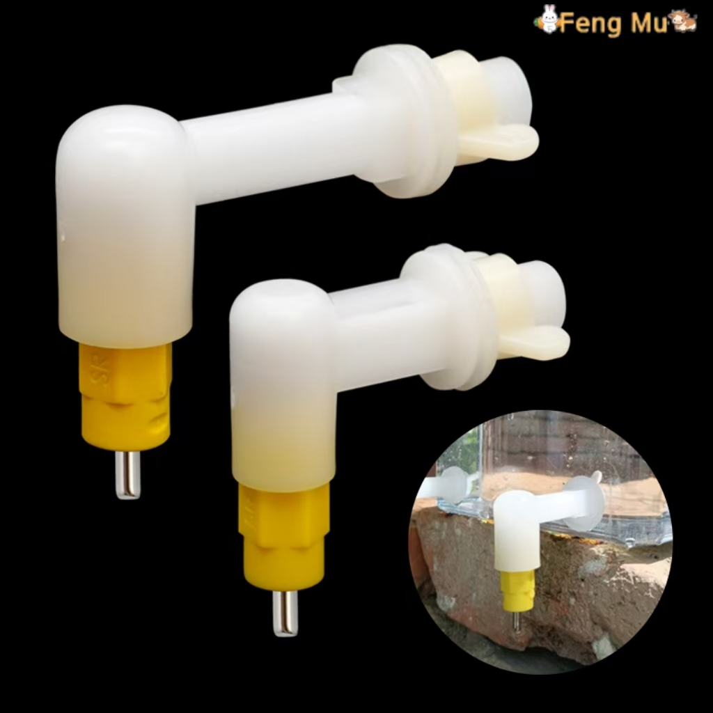 6x Water Drinking Cups Chicken Automatic Poultry Drinkers Hen Bucket