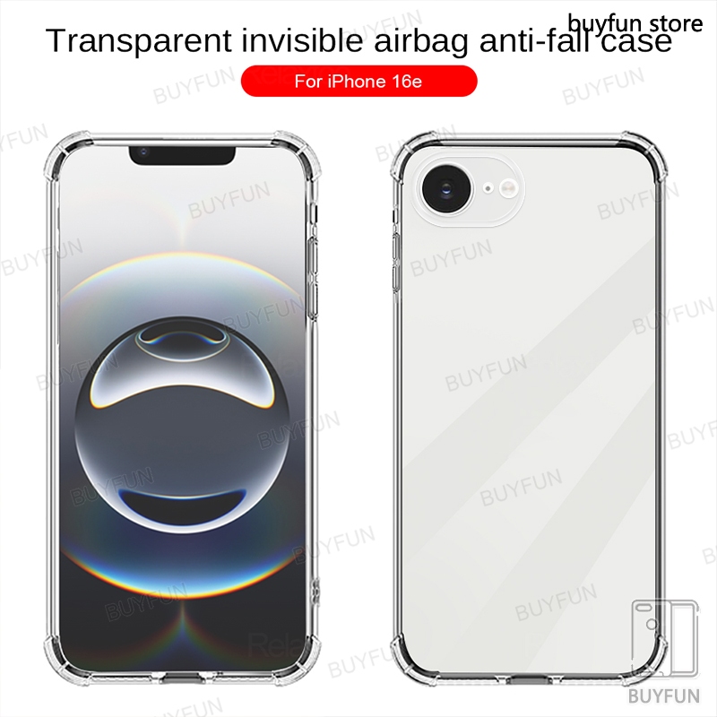 Transparent Shell For iPhone 16e ifon 16E ifon16 E Shockproof Airbag ...